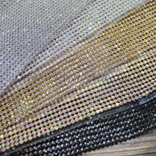 Load image into Gallery viewer, Crystal Net Hotfix Rhinestones Sheet