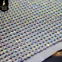 Load image into Gallery viewer, Crystal Net Hotfix Rhinestones Sheet