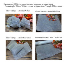 Load image into Gallery viewer, Crystal Net Hotfix Rhinestones Sheet